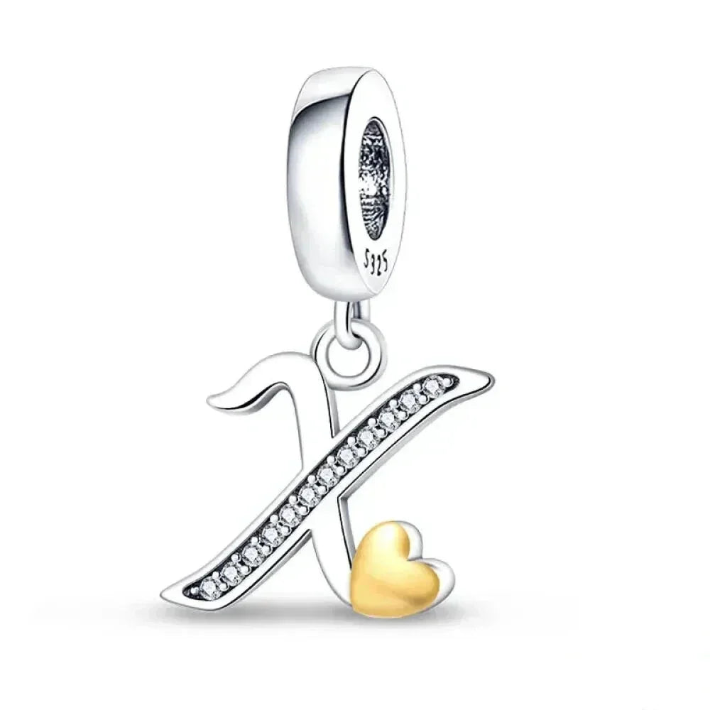 Spell It Out with Style: Alphabet Charms for Bracelets (925 Silver)