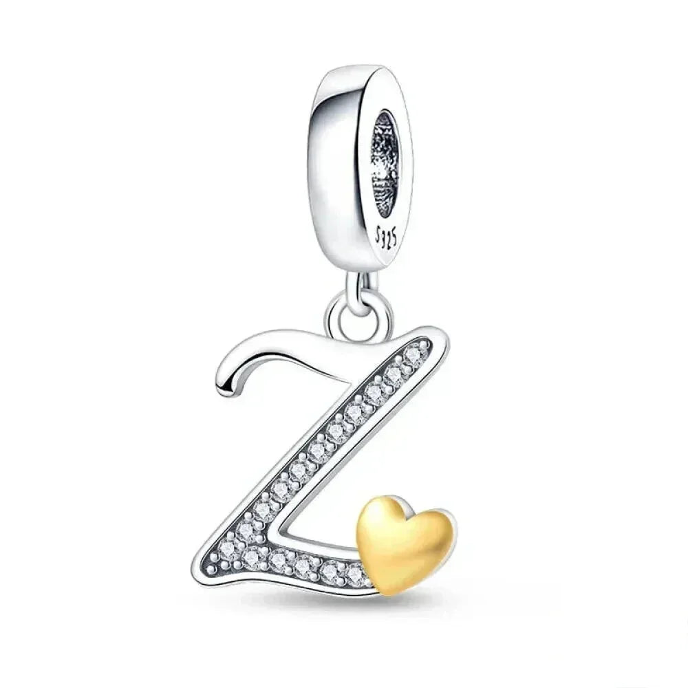 Spell It Out with Style: Alphabet Charms for Bracelets (925 Silver)