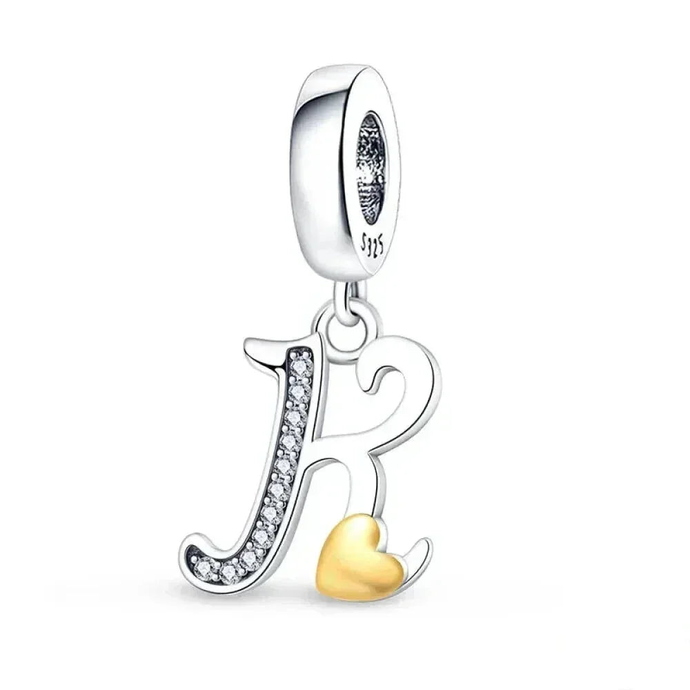 Spell It Out with Style: Alphabet Charms for Bracelets (925 Silver)