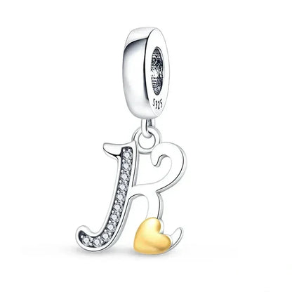 Spell It Out with Style: Alphabet Charms for Bracelets (925 Silver)