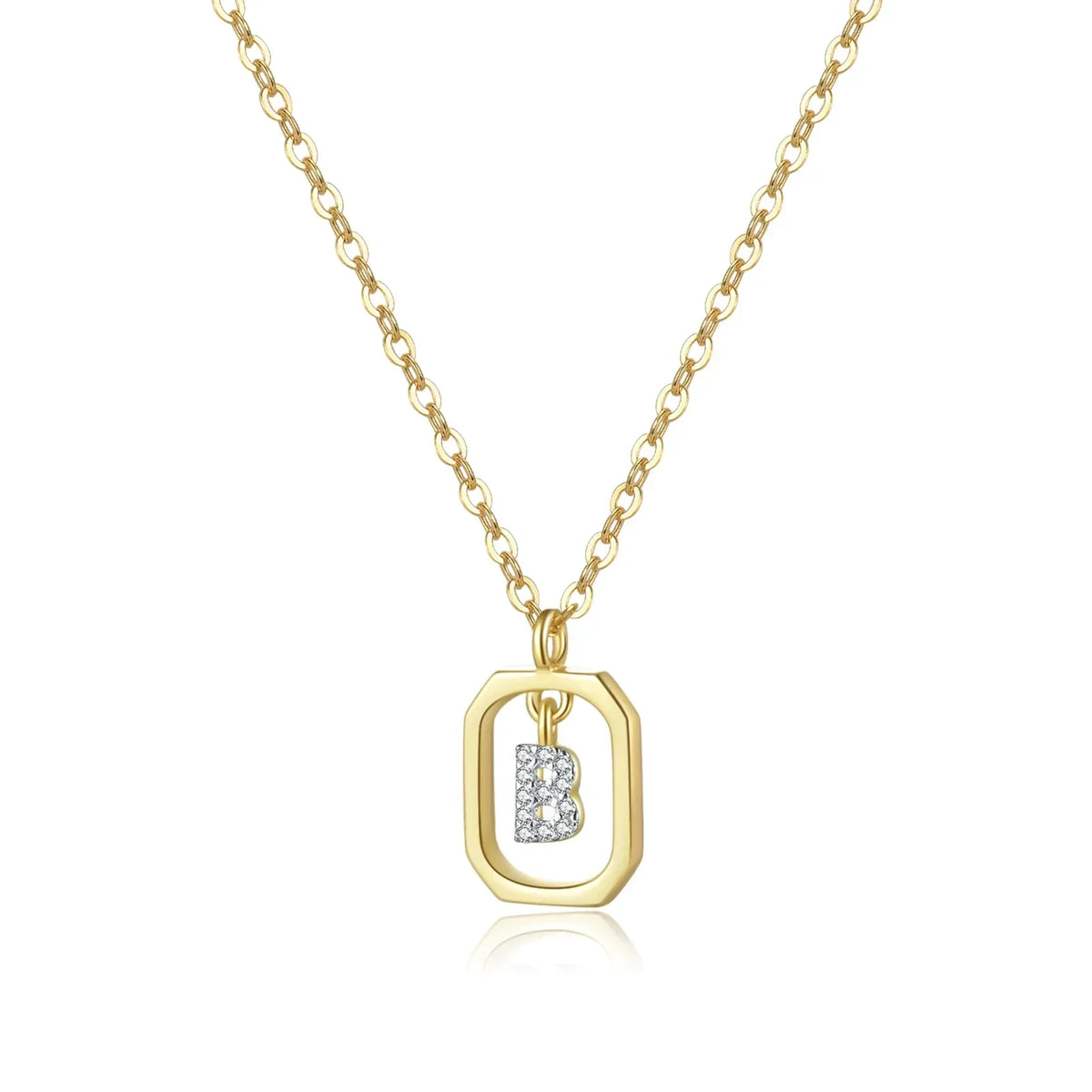 Sterling Silver Initial Necklace