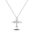 Cruciform Sterling Silver Pendant Necklace