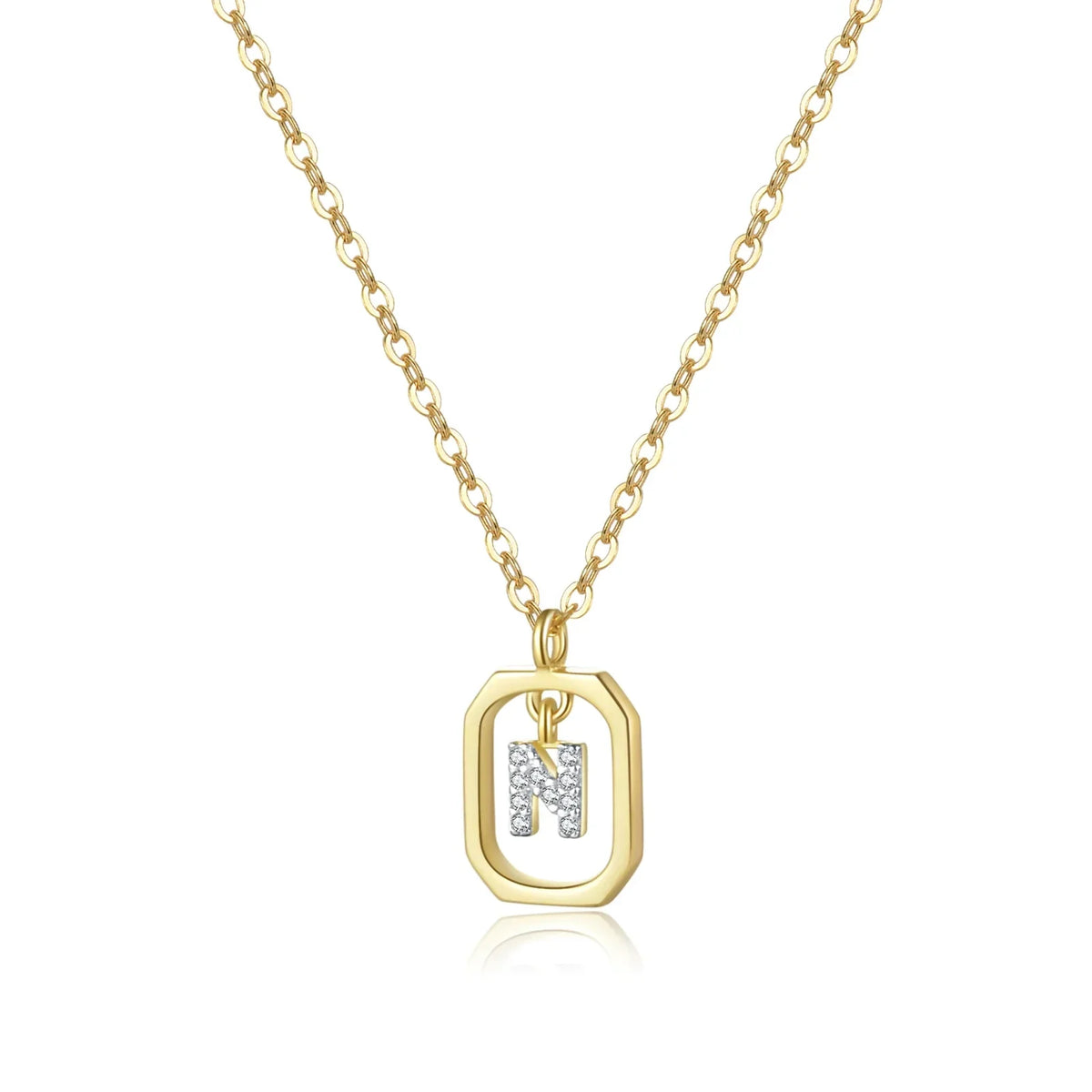 Sterling Silver Initial Necklace