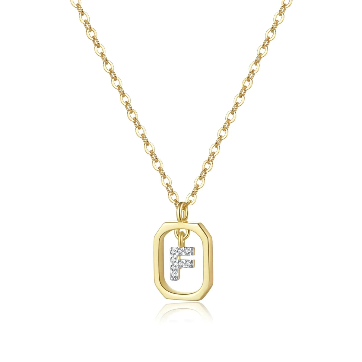 Sterling Silver Initial Necklace