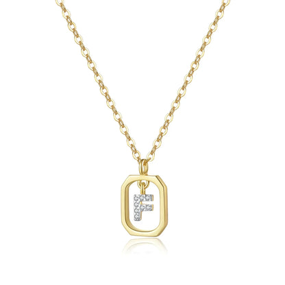 Sterling Silver Initial Necklace