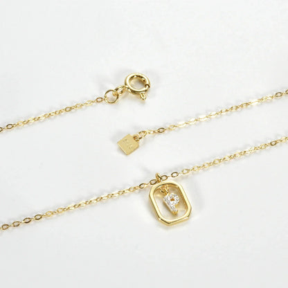 Sterling Silver Initial Necklace