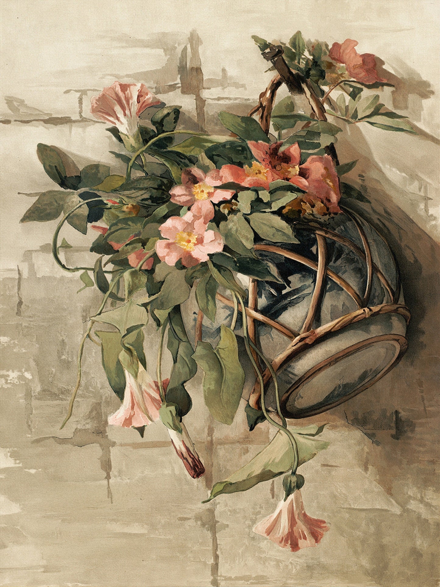 SECRETS DU JARDIN-1, CADRE VINTAGE