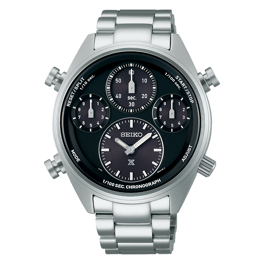SEIKO Prospex Speedtimer 1/100 Sec Solar Chronograph Grey | SFJ003