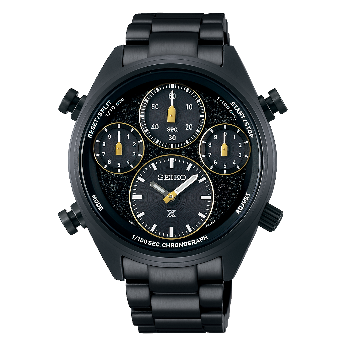 SEIKO Prospex Speedtimer 1/100 Sec Solar Chronograph Limited Edition Black | SFJ007