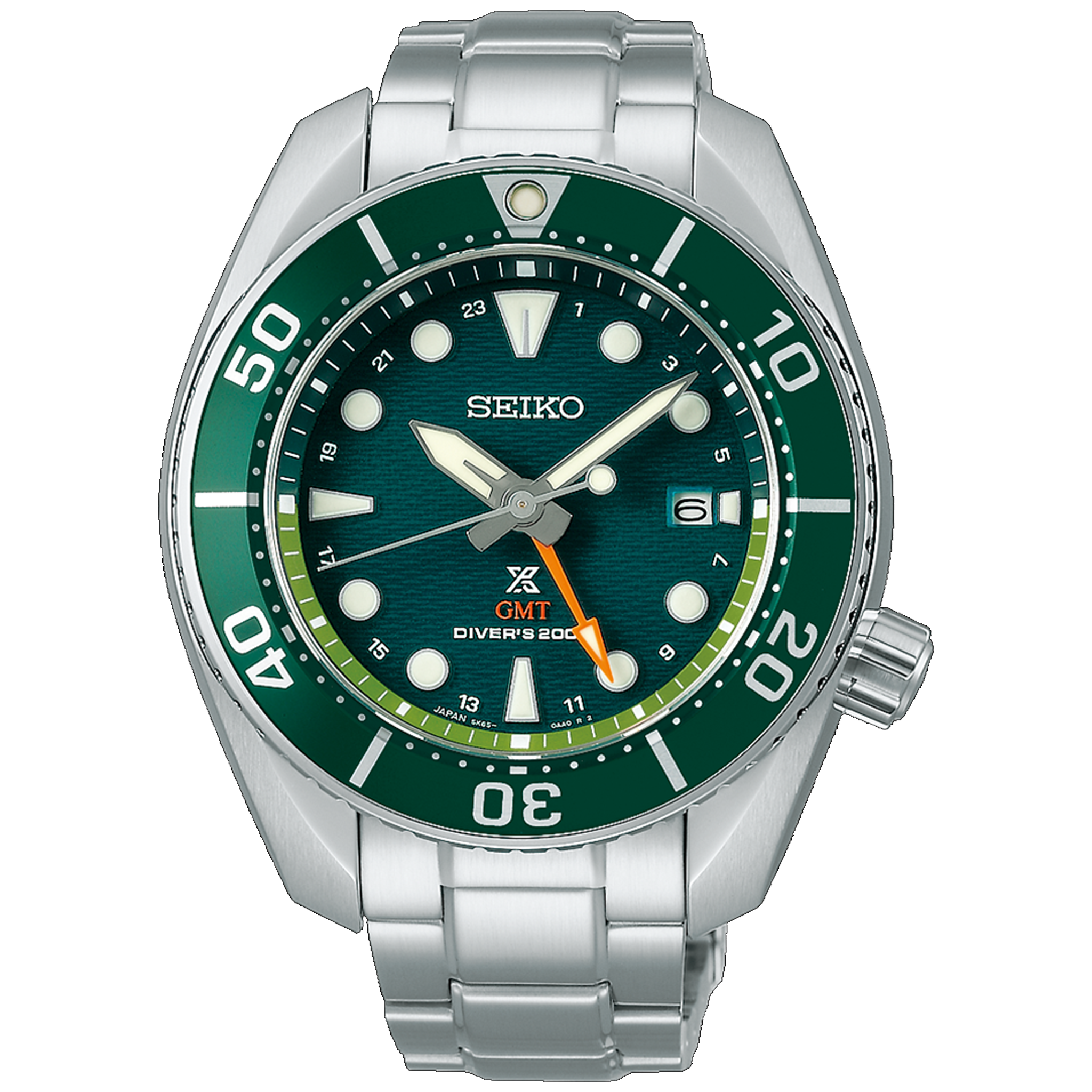 SEIKO Prospex 'Solar Sumo' Diver GMT Green | SFK003