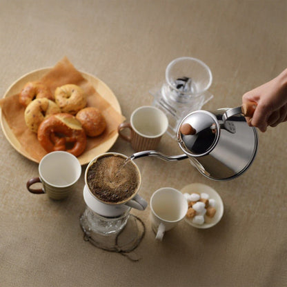 Yoshikawa Café Time Drip Kettle – Japanese Gooseneck Pour-Over Kettle