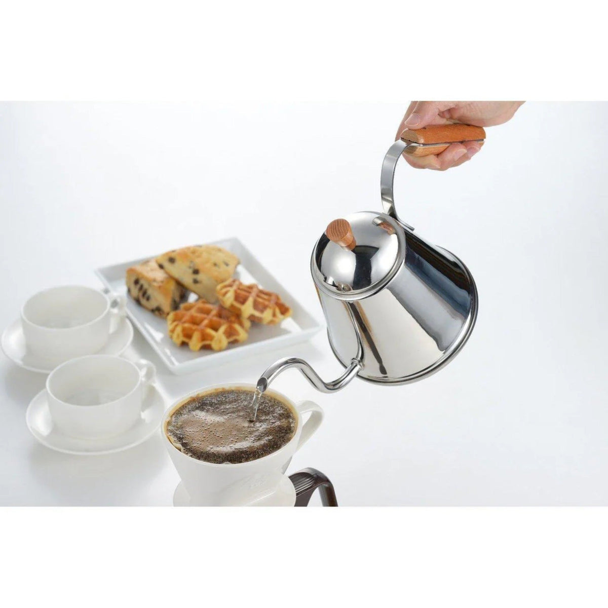 Yoshikawa Café Time Drip Kettle – Japanese Gooseneck Pour-Over Kettle
