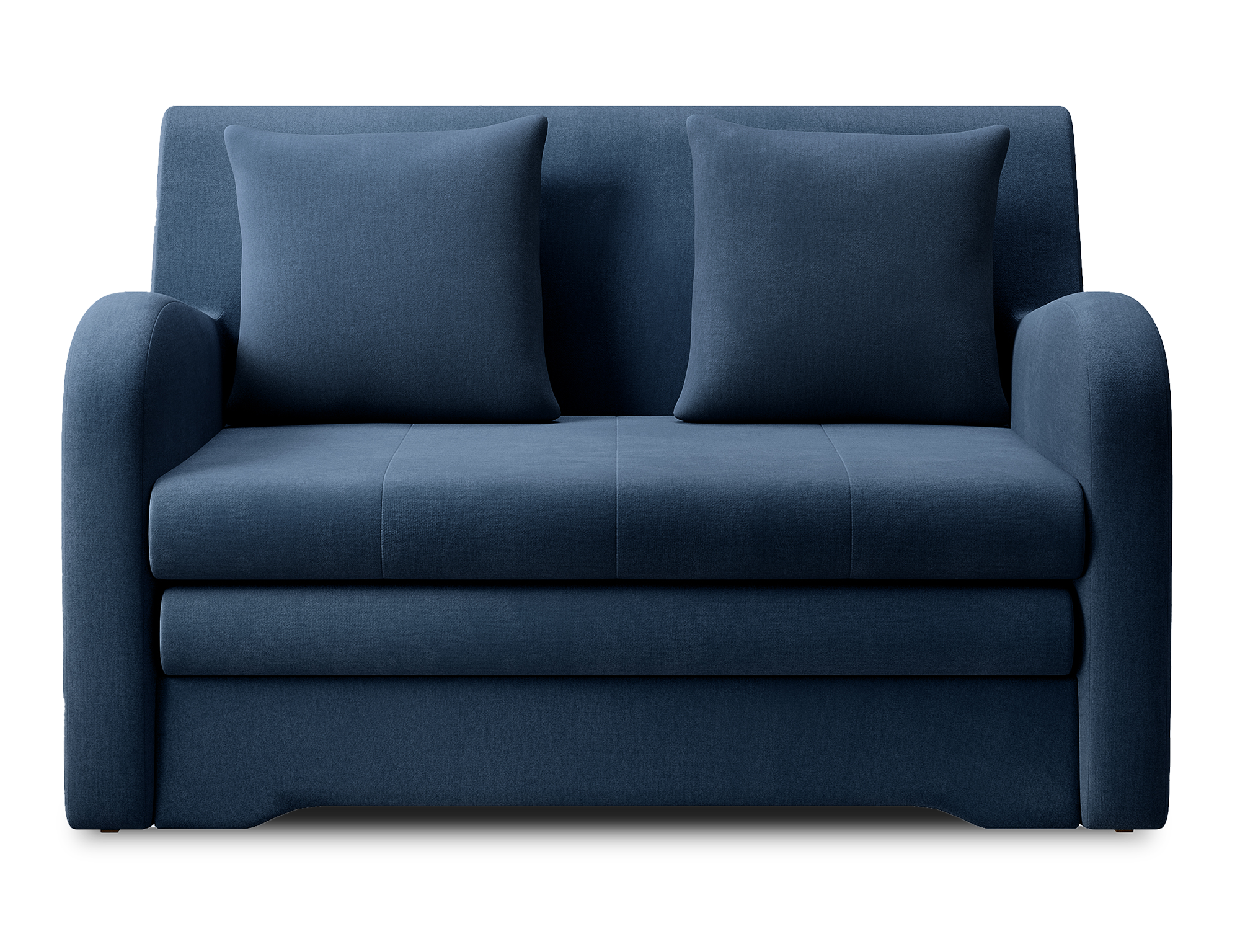 Ario Condo Style 2 Seater Storage Sleeper Sofa - Blue