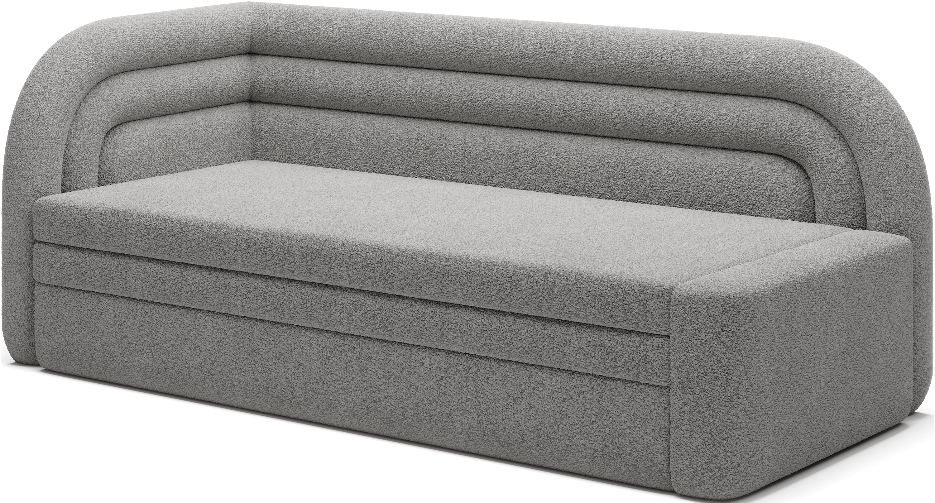 Fabillo Storage Sleeper Sofa - Light Grey