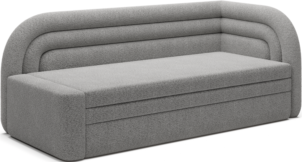 Fabillo Storage Sleeper Sofa - Light Grey