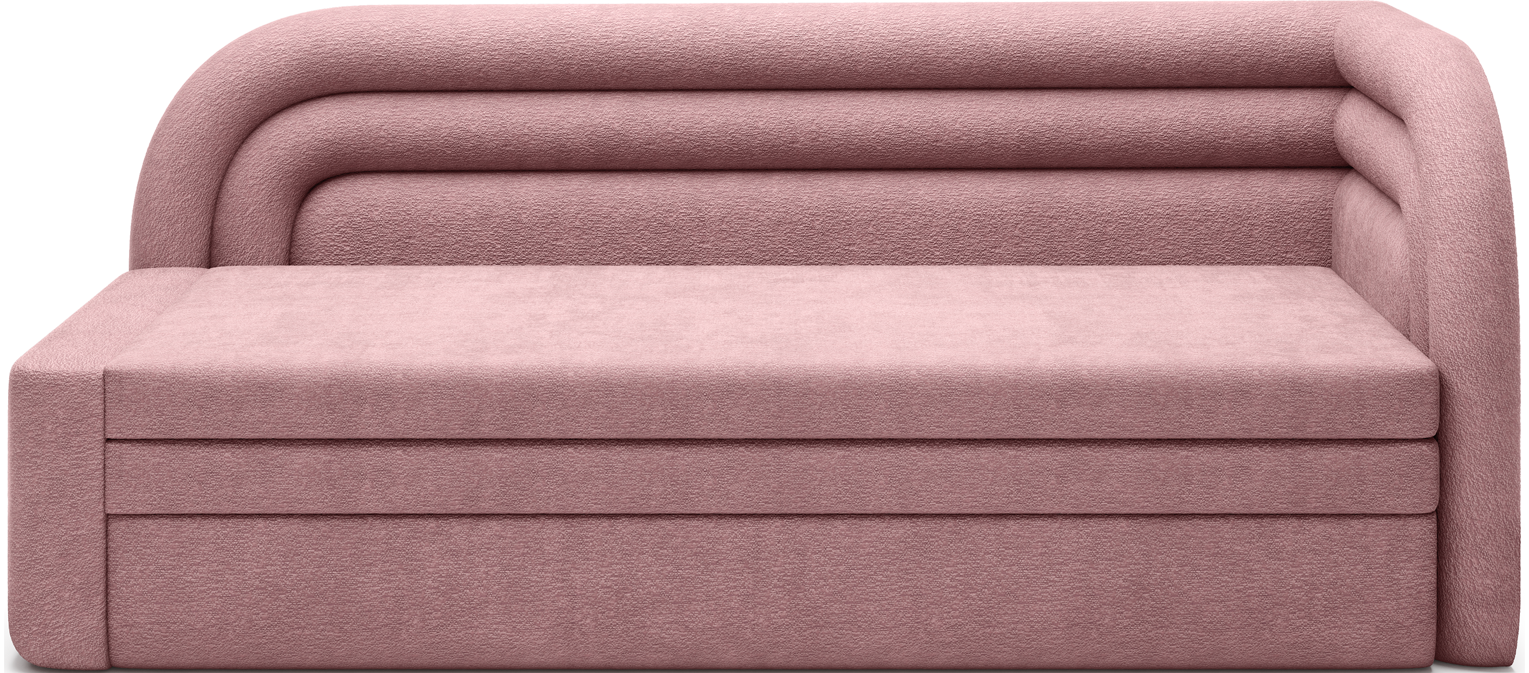 Fabillo Storage Sleeper Sofa - Blush