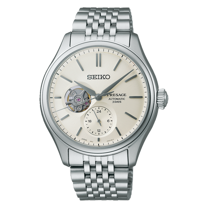 SEIKO Presage Classic Open Heart Series Silver | SPB469