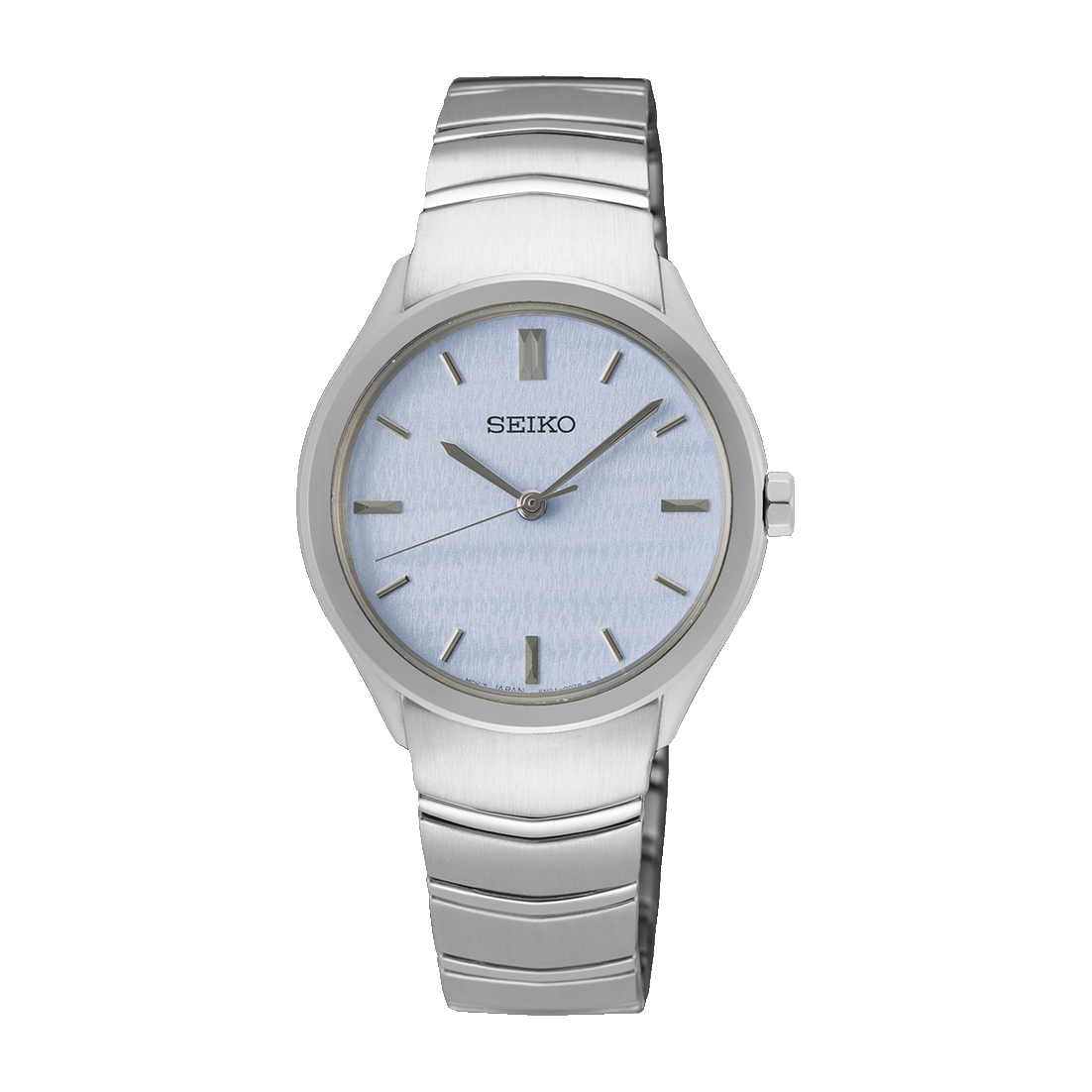 SEIKO Discover More Quartz Blue Silver Bracelet Ladies | SUR549P1