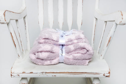 Iced Lilac & Powder Vintage Floral Print Lovey