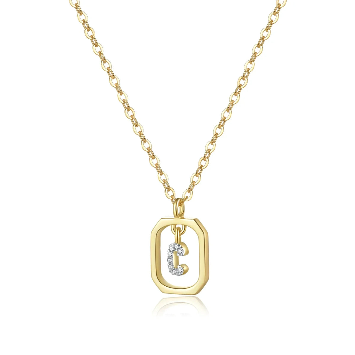 Sterling Silver Initial Necklace
