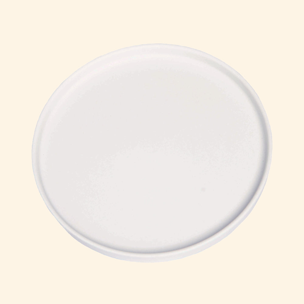 Medium Stone Pot with Saucer
