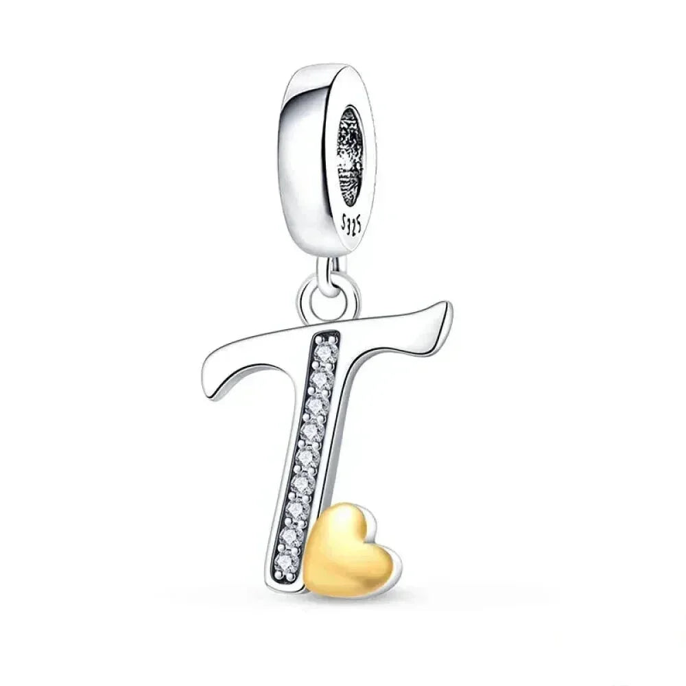 Spell It Out with Style: Alphabet Charms for Bracelets (925 Silver)