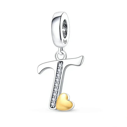Spell It Out with Style: Alphabet Charms for Bracelets (925 Silver)