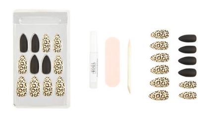 Ardel Nail Addict Black Leopard Tips