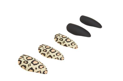 Ardel Nail Addict Black Leopard Tips