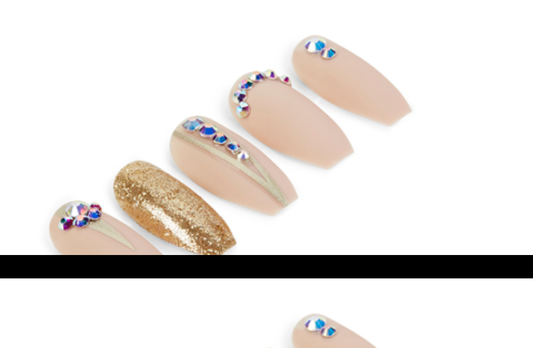 Ardell Nail Addict Nude Jewelled - Premium