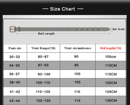 Engrave Pattern Belt