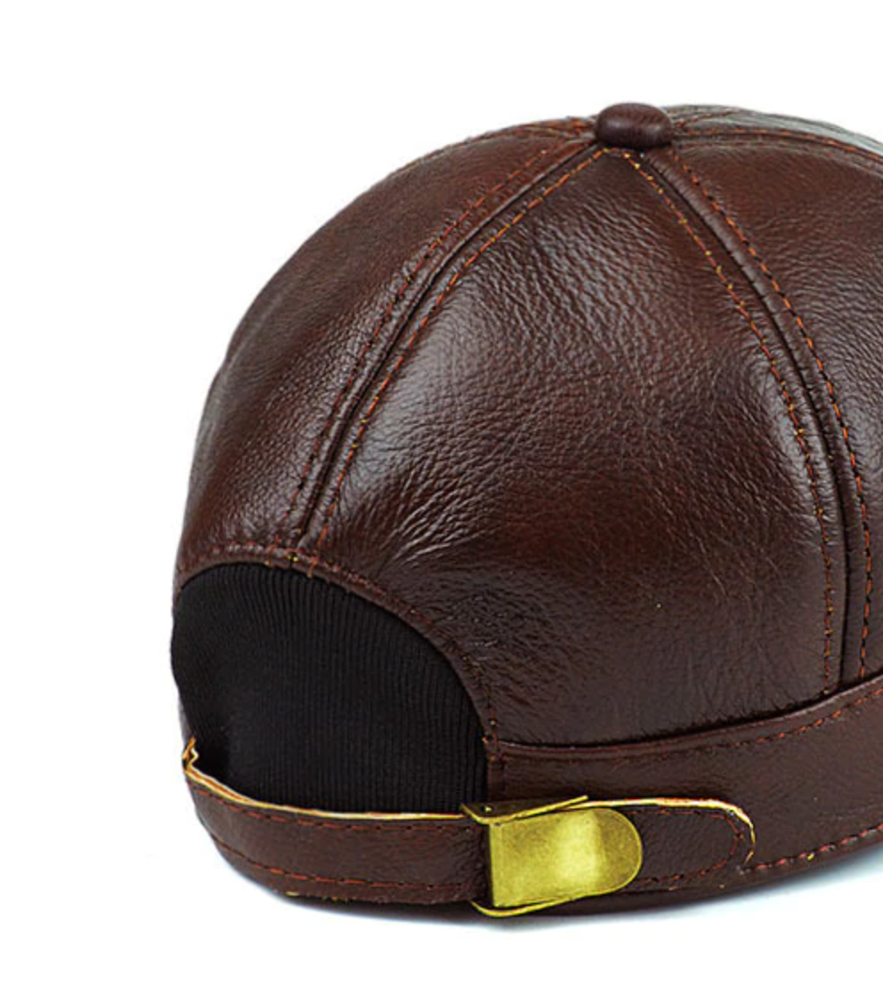 Genuine Leather Strapback