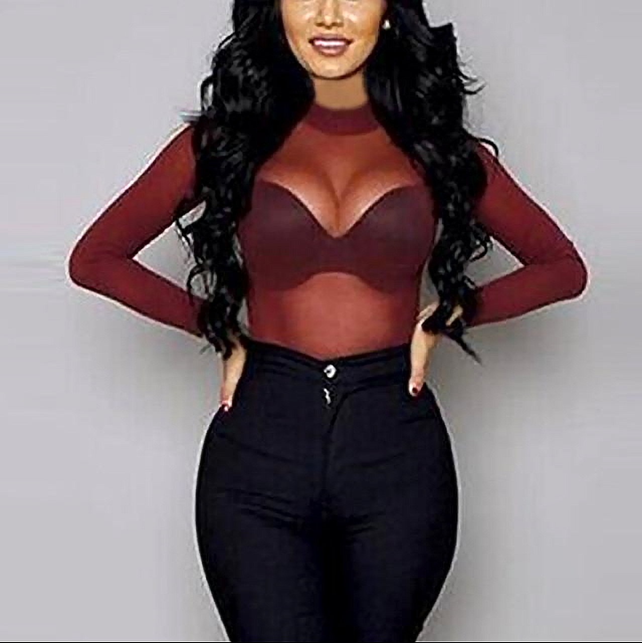 Transparent Mesh Top