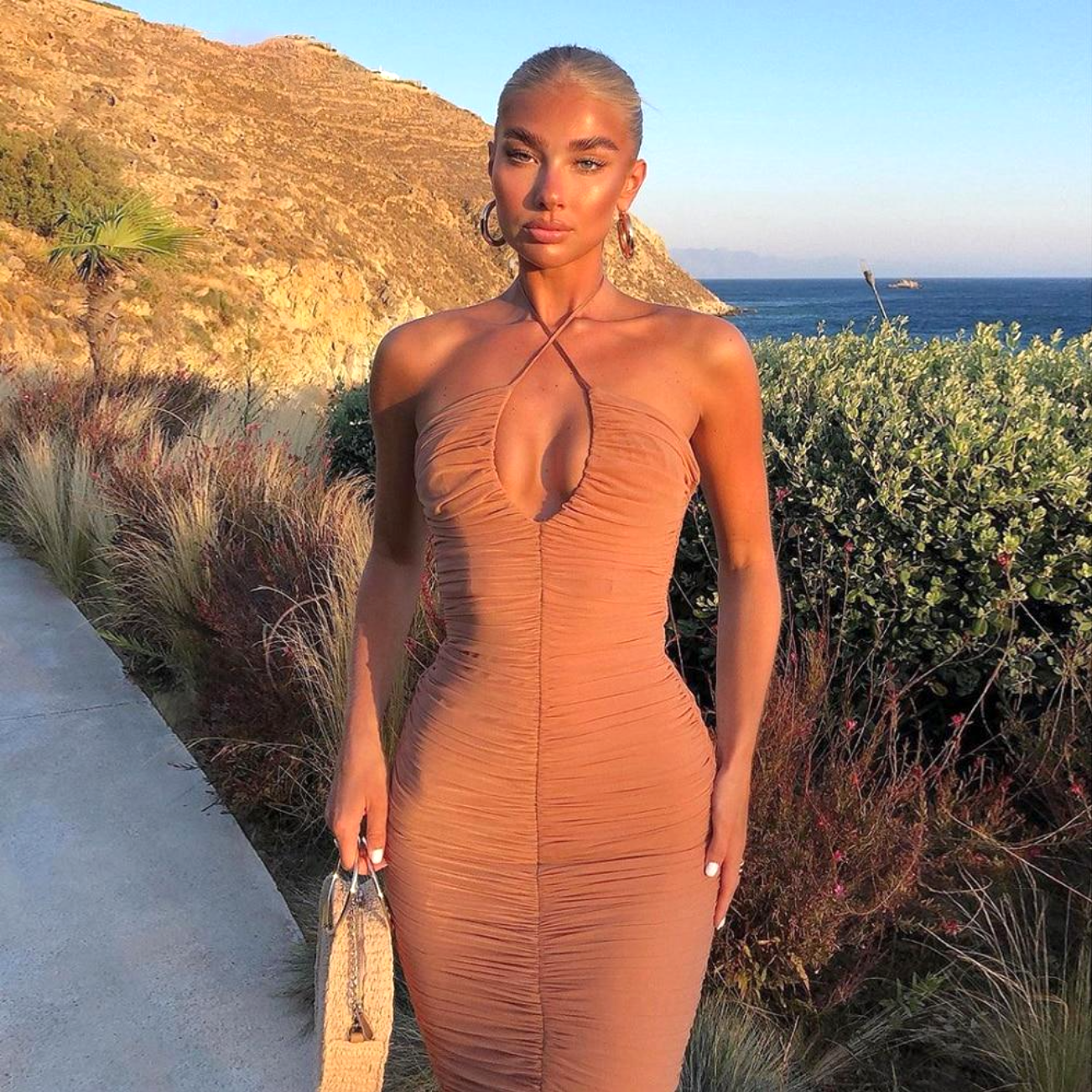 Ruched Dress