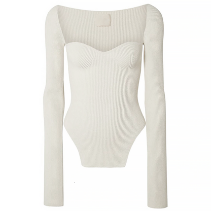 Stylish Ribbed Top