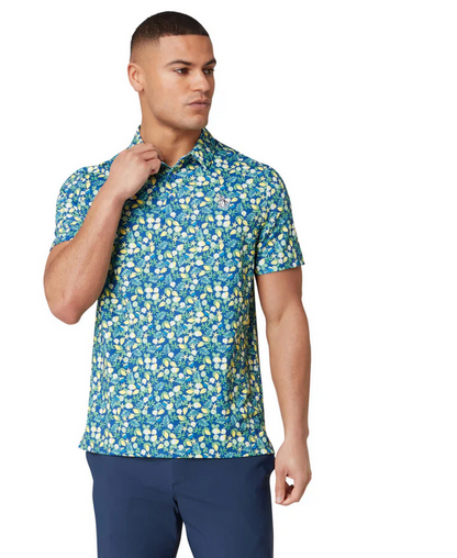 Coconut Caddy "Pete's" Print Polo