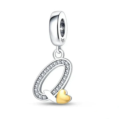 Spell It Out with Style: Alphabet Charms for Bracelets (925 Silver)