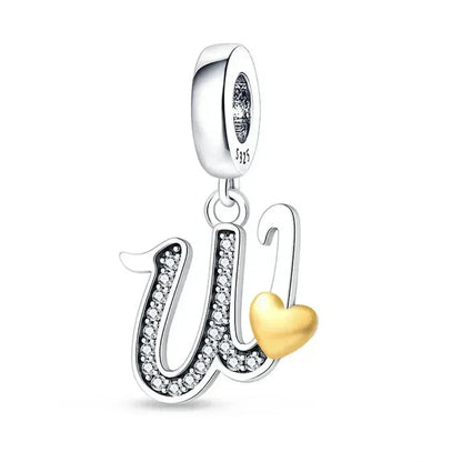 Spell It Out with Style: Alphabet Charms for Bracelets (925 Silver)