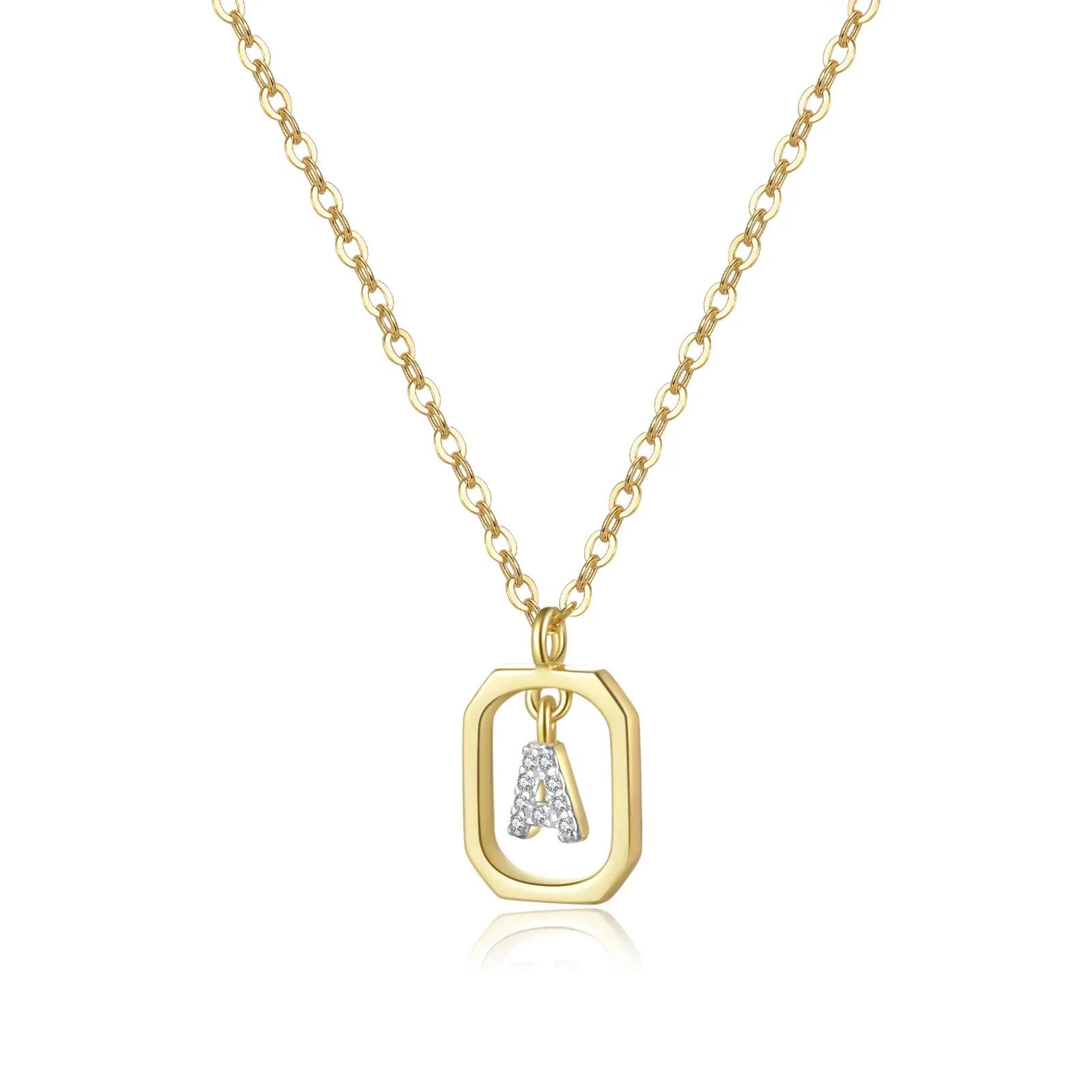 Sterling Silver Initial Necklace