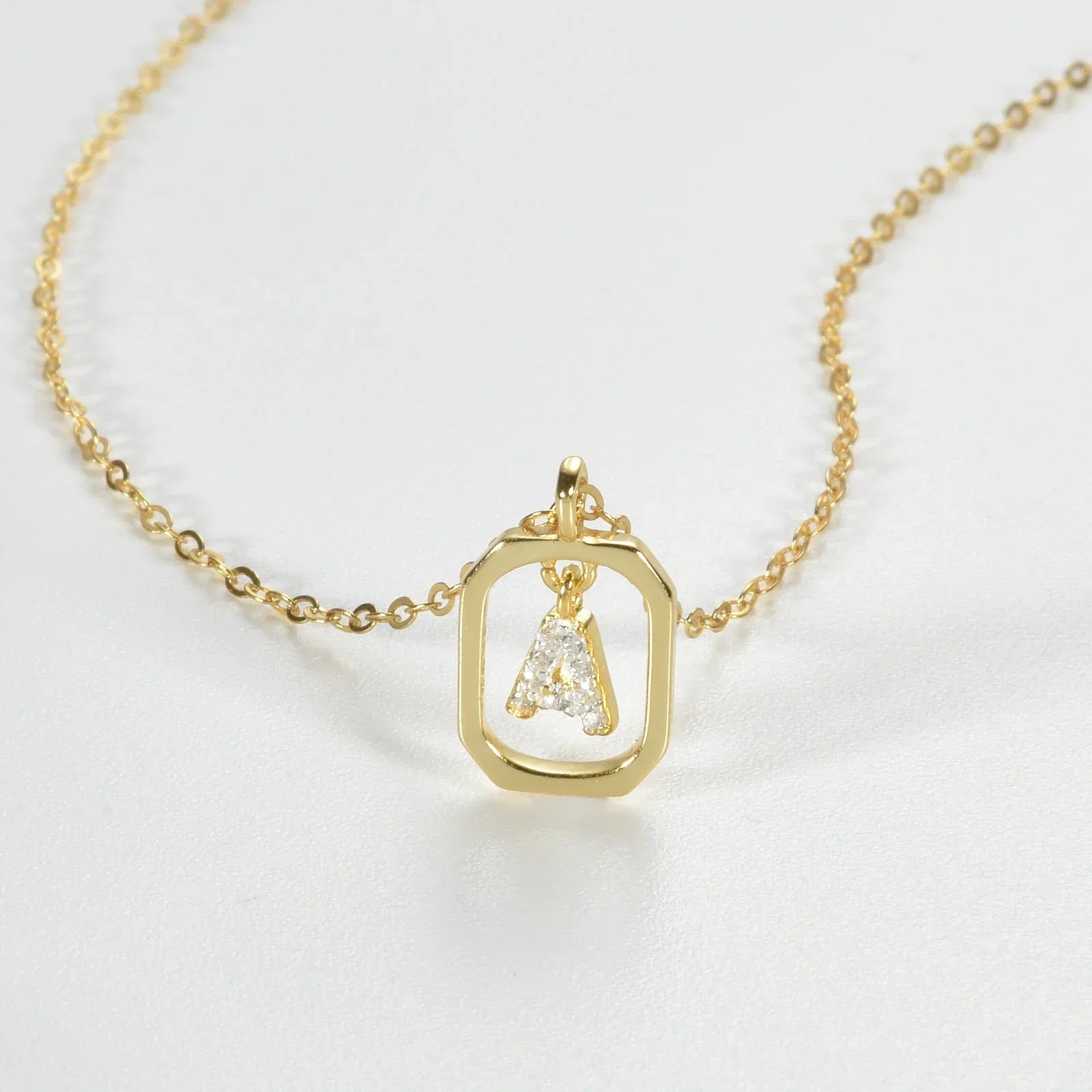 Sterling Silver Initial Necklace