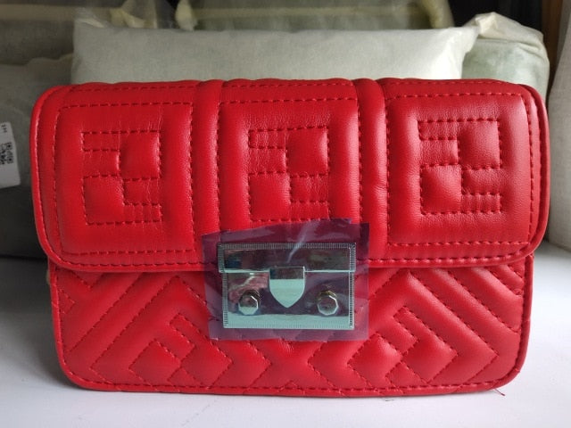 Deuce Leather & Chain Bag