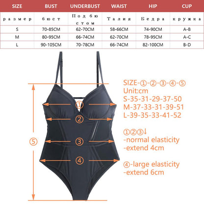 Backless 1 Piece Swimsuit