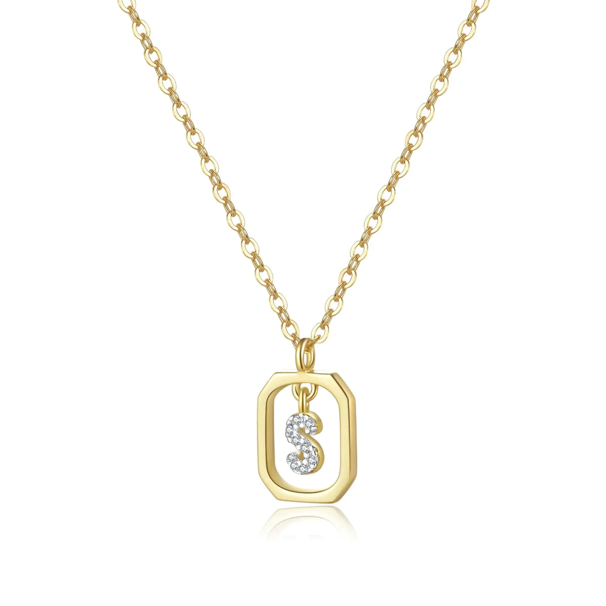 Sterling Silver Initial Necklace