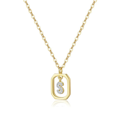 Sterling Silver Initial Necklace