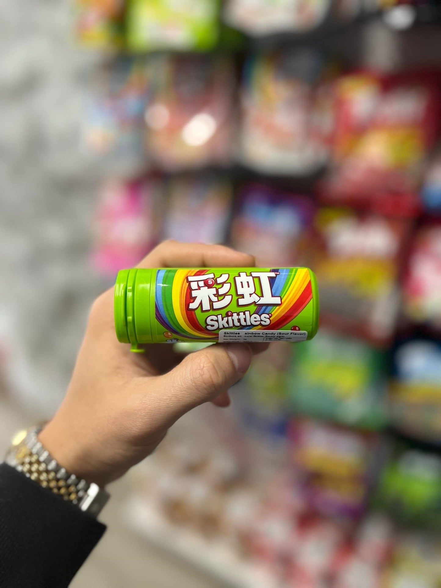 Skittles Tube Rainbow Sour Flavour (CHINA) 🍋🍓🍊- 30G