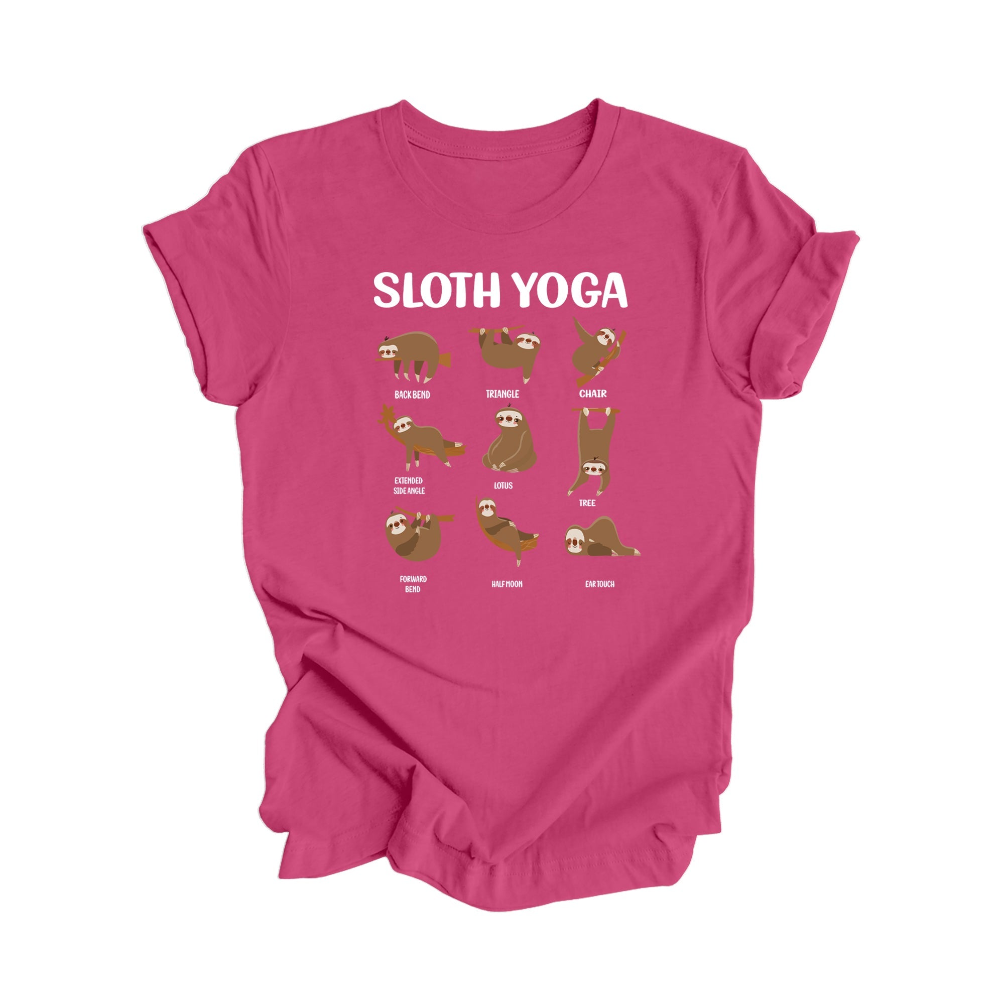 Sloth Yoga - Yoga Gift, Meditation Shirt, Yoga T-shirt, Yoga Lover Gift, Yoga Teacher Shirt, Wellness Shirt, Self Care Shirt - Inspired X