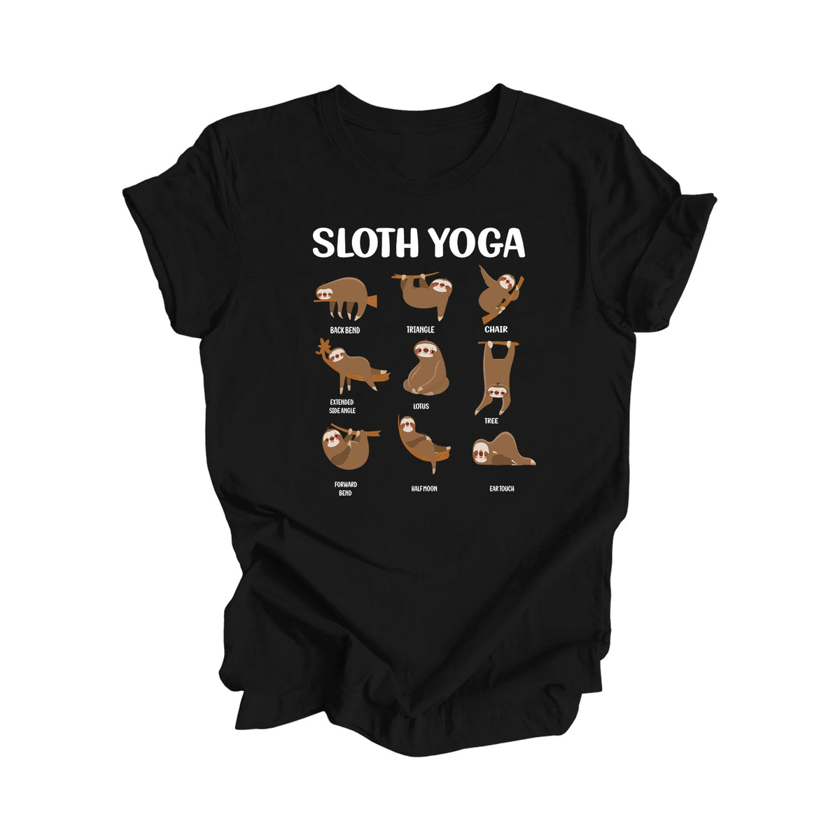 Sloth Yoga - Yoga Gift, Meditation Shirt, Yoga T-shirt, Yoga Lover Gift, Yoga Teacher Shirt, Wellness Shirt, Self Care Shirt - Inspired X