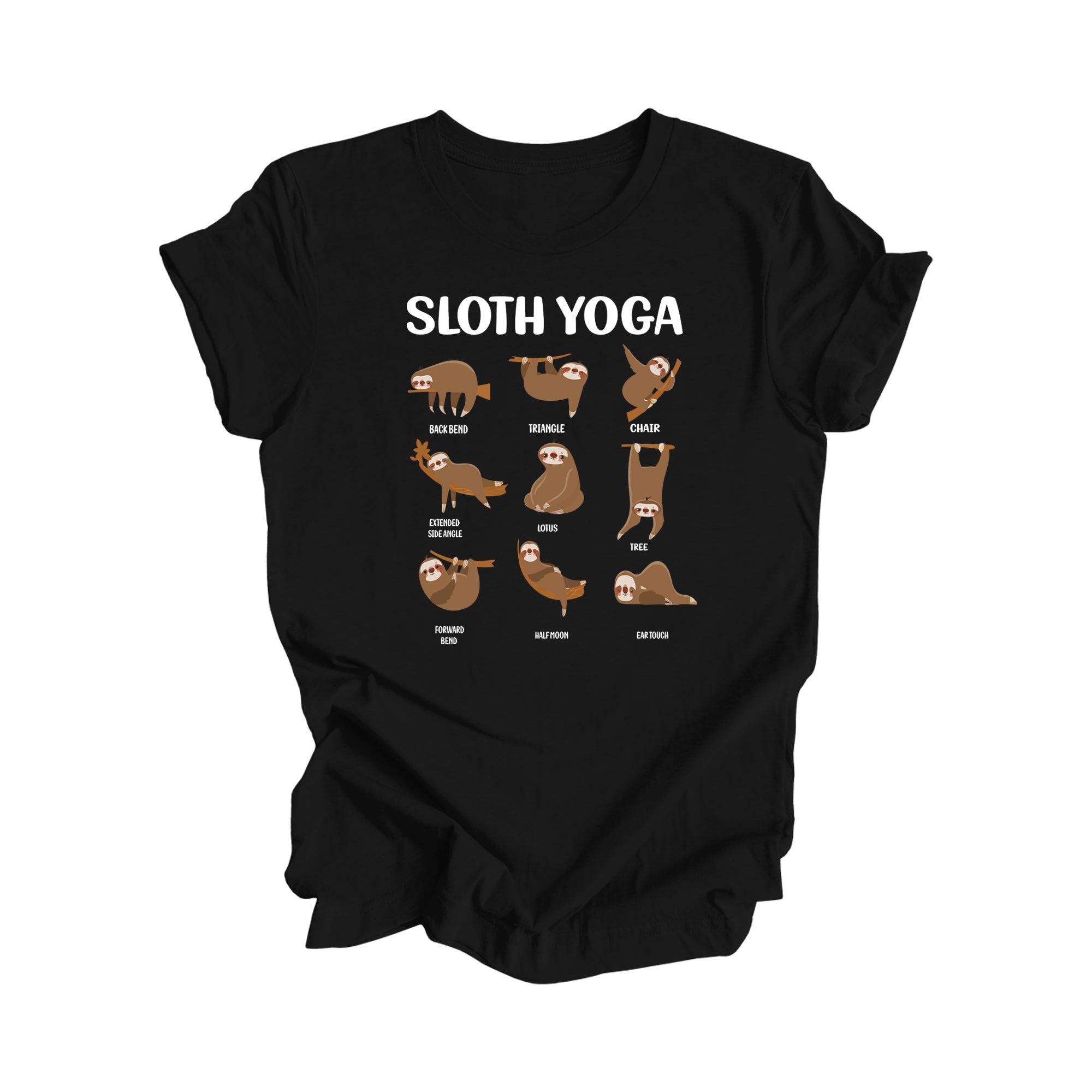 Sloth Yoga - Yoga Gift, Meditation Shirt, Yoga T-shirt, Yoga Lover Gift, Yoga Teacher Shirt, Wellness Shirt, Self Care Shirt - Inspired X