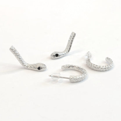 Curious Snake Illusion Earrings