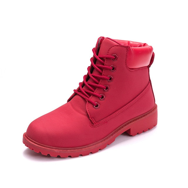 Leather Trim Classic Boots
